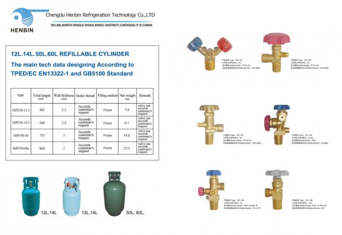 LC and Tt Payment Suppliers Small Can Refrigerant Gas R410A